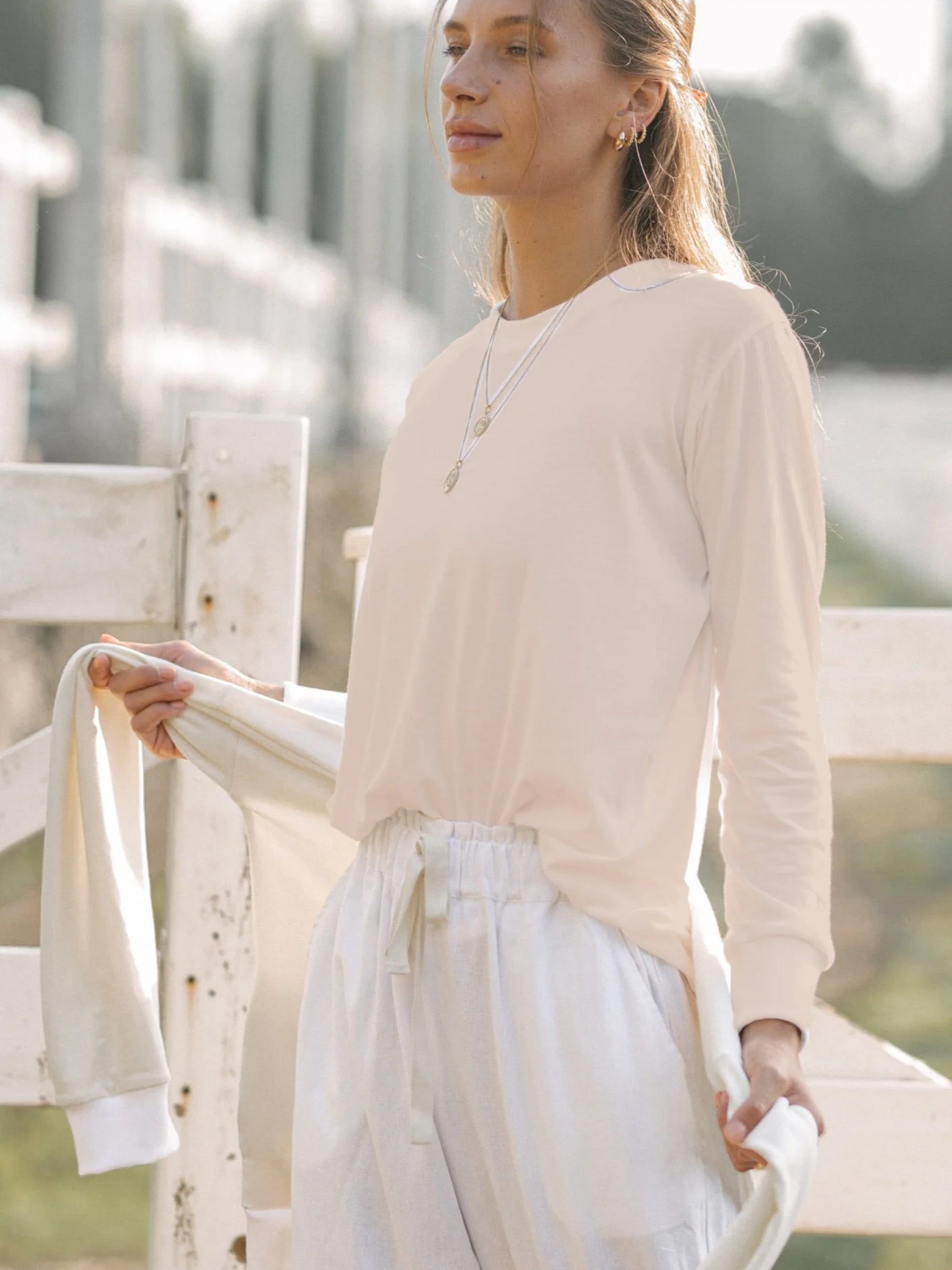 Neutral Long-Sleeve Tee