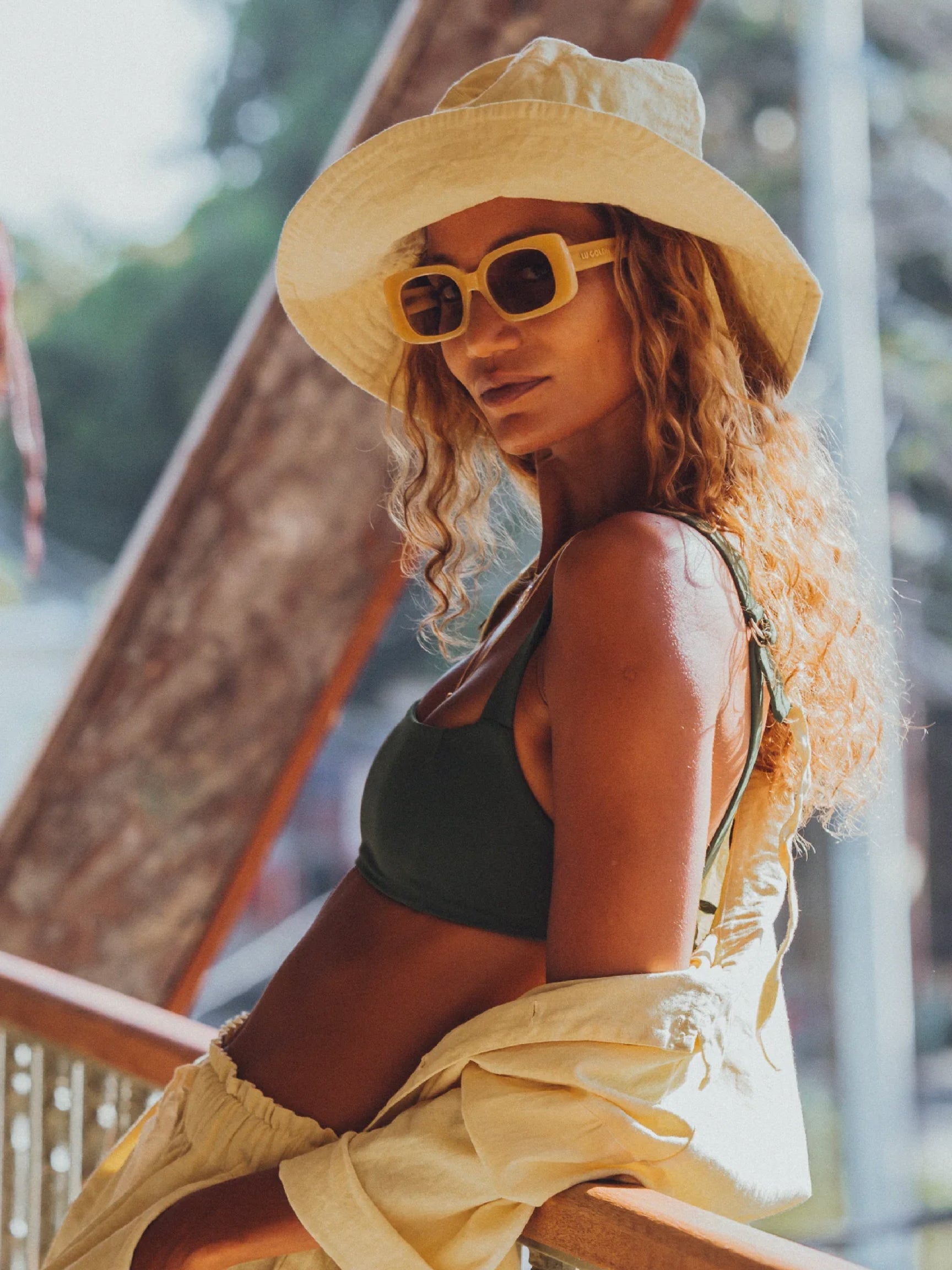 Vibrant Beach Hat