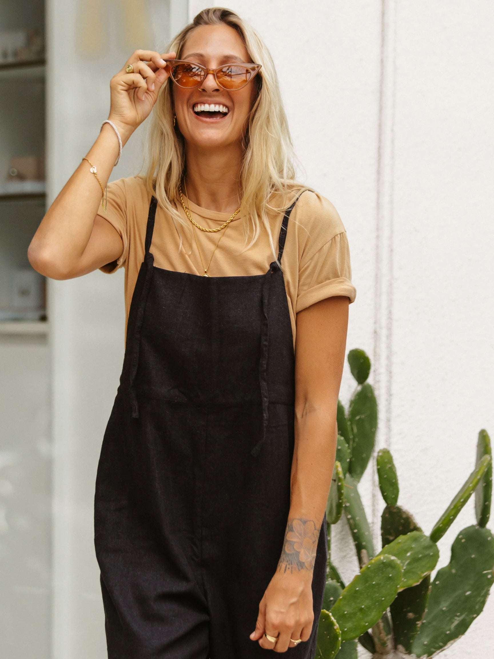 Ebony Twill Jumpsuit